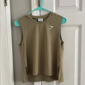 Gymshark Women's Olive Sleeveless Top